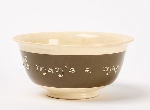 Slip Decorated Pearlware Bowl