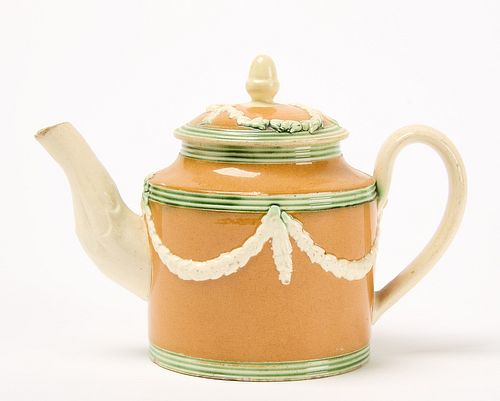 Pearlware Tea Pot