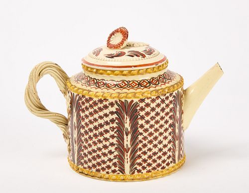 Creamware Tea Pot