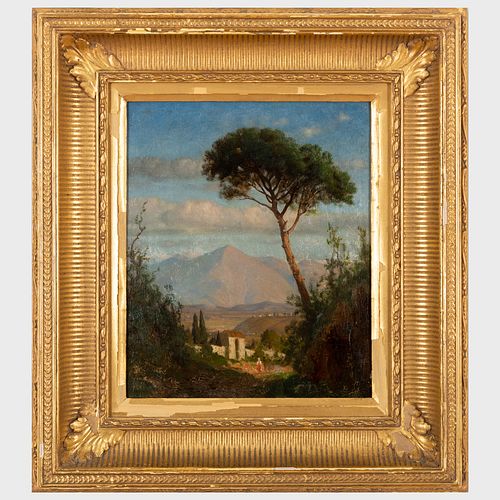 George Candee (1837-1907): Mt. Genero, Rome 