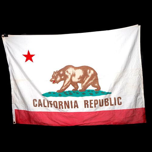 Two California Republic Flags.
