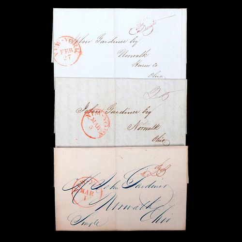 Letters to John Gardiner, Ohio Banker, 1840s.