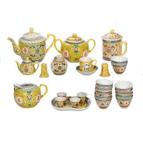 Chinese Famille Rose Tea/Misc. Porcelain.