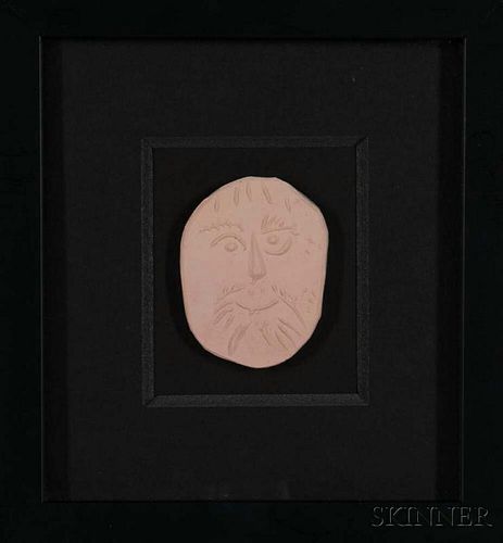 Pablo Picasso (Spanish 1881-1973) Face Medallion