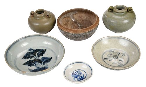 Six Chinese Ceramic Objects