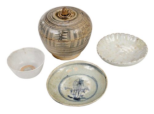 Four Asian Pottery Objects