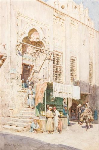 Walter Frederick Roofe Tyndale, (British, 1855-1943), Cairo Marketplace
