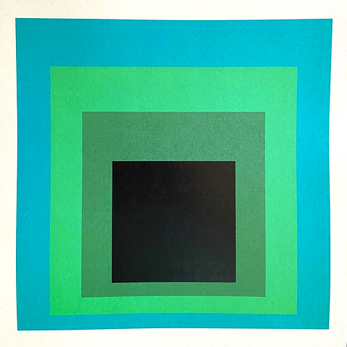 Josef Albers 'Homage To The Square' 1979, Limited Edition Litograph