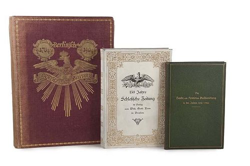 Sammlung von 11 Titeln Buch- und Verlagswesen.