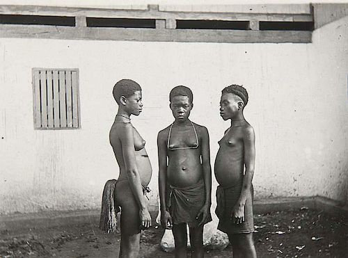 Sammlung von 208 OPhotographien aus der ehemaligen deutschen Kolonie Kamerun in Afrika. Vintages, Kollodium Abzuege, u.a. Ver