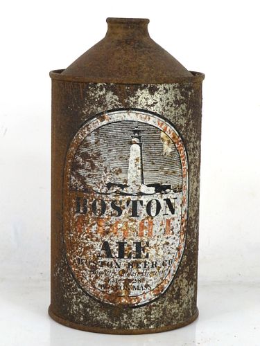 1946 Boston Light Ale Quart Cone Top Can 203-16 Boston Massachusetts