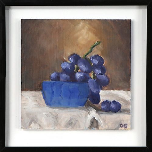BOWL OF GRAPES by Gabrielle Edward