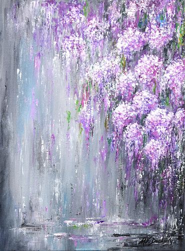 RAIN FLOWERS II by Marianne V. Docherty