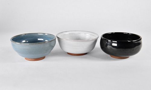 3 SMALL SOUPBOWLS by Karen Moore