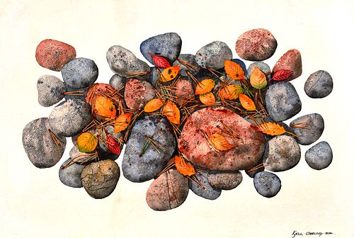 ROCKS AND LEAVES by Kjell Orrling