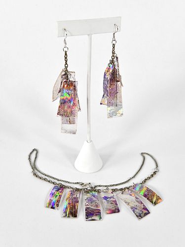 JEWELRY SET EARRINGS AND NECKLACE by Marisa Dmytraszko