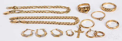 10K gold jewelry