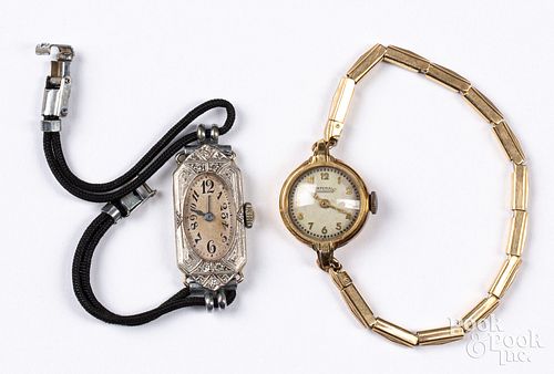 Antique ladies wristwatch, etc.