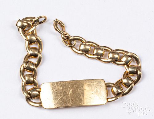 14K gold bracelet