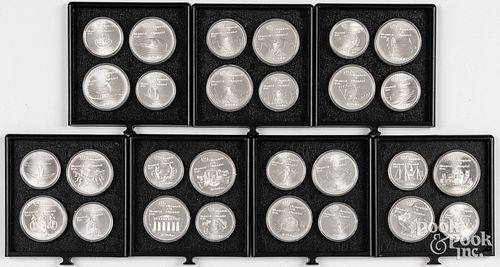 Canadian 1976 sterling silver Olympic Games coins