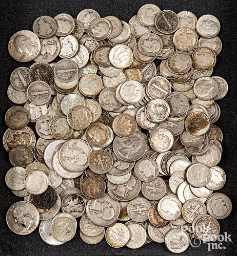 Silver quarters and dimes, 20.8 ozt.
