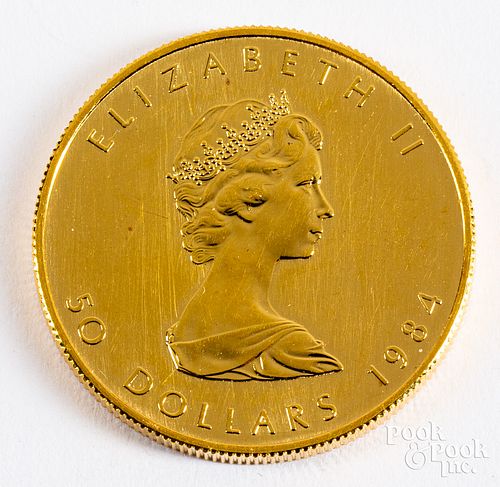 Canada 1 ozt. fine gold coin