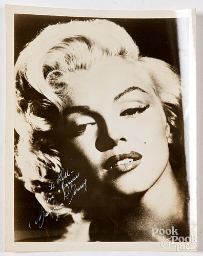 Marilyn Monroe signed photograph