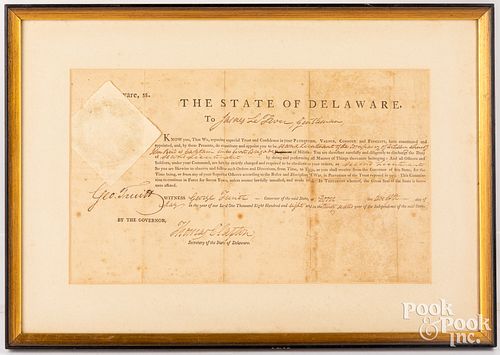 Governor of Delaware, signed appointment