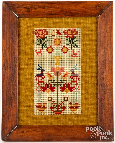 Needlework by Hetty Person, late 19th c.