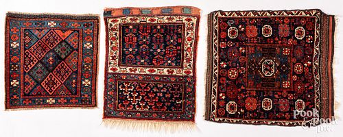 Three Oriental mats/bagfaces