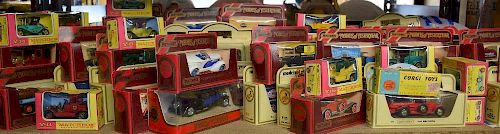 A large collection of die-cast models, Lesney, Corgi and others, mostly boxed,