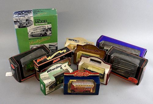 Collection of die-cast vehicles including an 80th anniversary Southdown gift set of two buses (no.99910), Exclusive First Edi