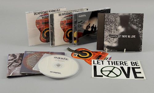 Oasis ﾑStop The Clocksﾒ 2 CD promo album & promo EP sealed CD, ﾑColumbiaﾒ 2004 promo CD, ﾑLet There Be Loveﾒ prom