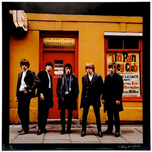 Terry O'Neill (b.1938) - The Rolling Stones at Tin Pan Alley, 1963, Chromogenic print, printed later, signed & numbered 3/50 