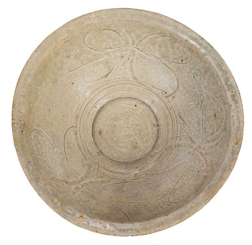 Chinese Grayware Pottery Bowl
