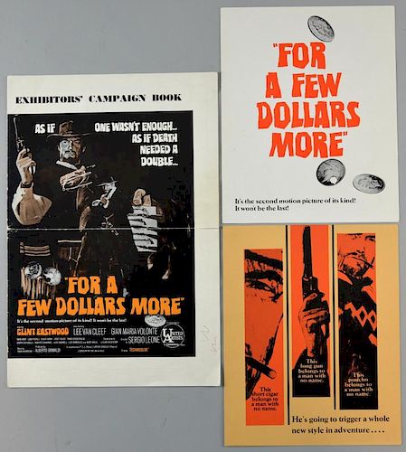 For A Few Dollars More (1965) UK Exhibitorsﾒ Campaign Book, Synopsis & a Synopsis for A Fistful of Dollars (1964), (3)