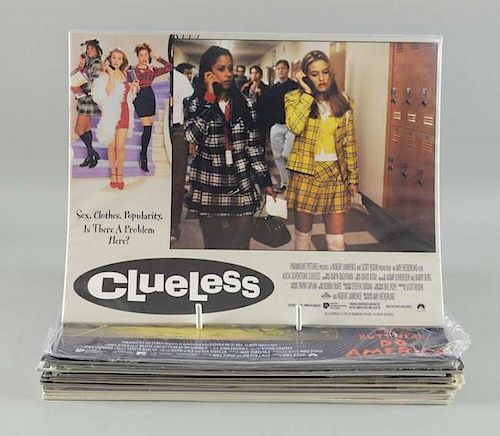20 Movie lobby card sets including The American President, Dante's Peak, Daylight, Clueless & others, 11 x 14 inches (20)