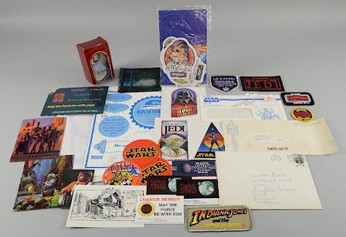Star Wars Trilogy - A collection of stickers, trading cards and related memorabilia, including a complete set of 66 Tops Trad