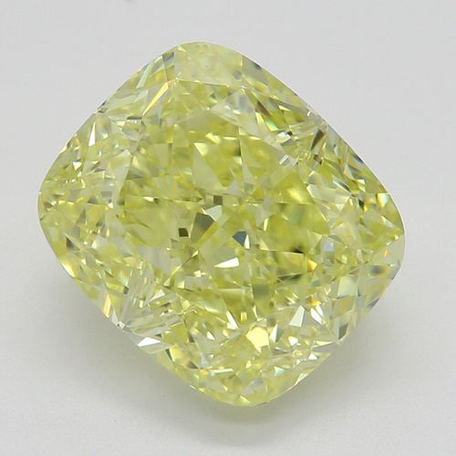 2.61 ct, Natural Fancy Yellow Even Color, VS1, Cushion cut Diamond (GIA Graded), Appraised Value: $67,800 