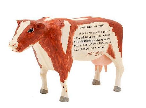 William Ned Cartledge, (American, b. 1916), This Ain't No Bull, 1992