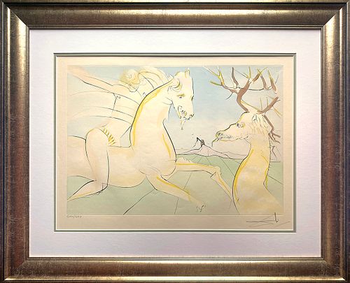 Salvador Dali Limited Edition Original Lithograph Hand signed and numbered 