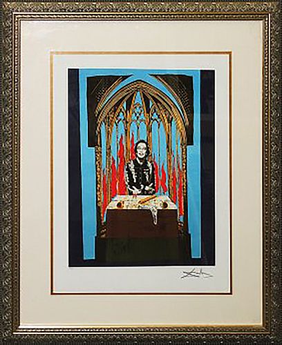 Salvador Dali lithograph limited edition Inferno  1978 Magician.