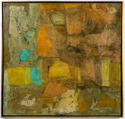 JOSEPH SZEGHY (AMERICAN, 1923-2007) ABSTRACT COMPOSITION