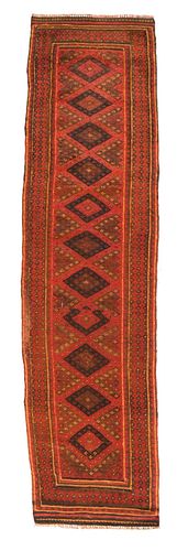 Afghan Long Rug, 2’ x 7’10” (0.61 x 2.39 M)