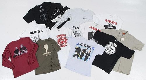 Group of Rock and Roll T-Shirts