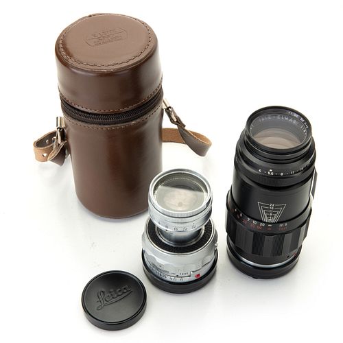 Two Leica Camera Lenses
