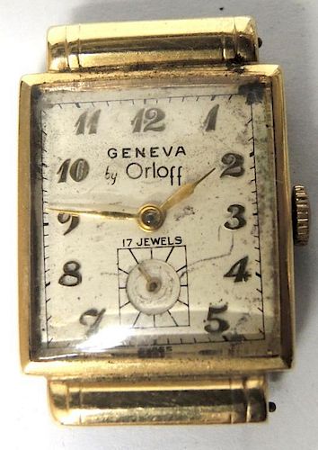 Orloff 14K Gold Vintage Swiss Watch