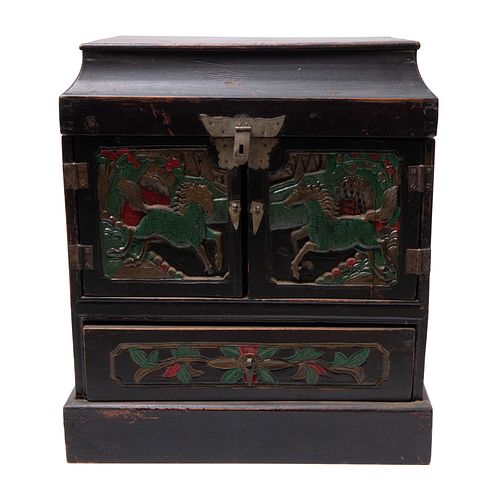Chinese Lacquer Jewelry Chest