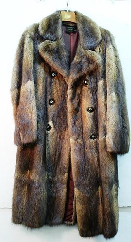 Vintage English Muskrat Fur Coat Sold, New Muskrat Fur Coat Vintage