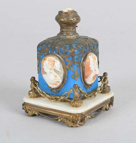 Neoclassical Style Cameo Mounted Scent Bottle